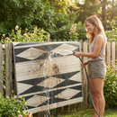 Cairo - Natural & Black Outdoor Rug for Patio