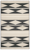 Cairo - Natural & Black Outdoor Rug for Patio
