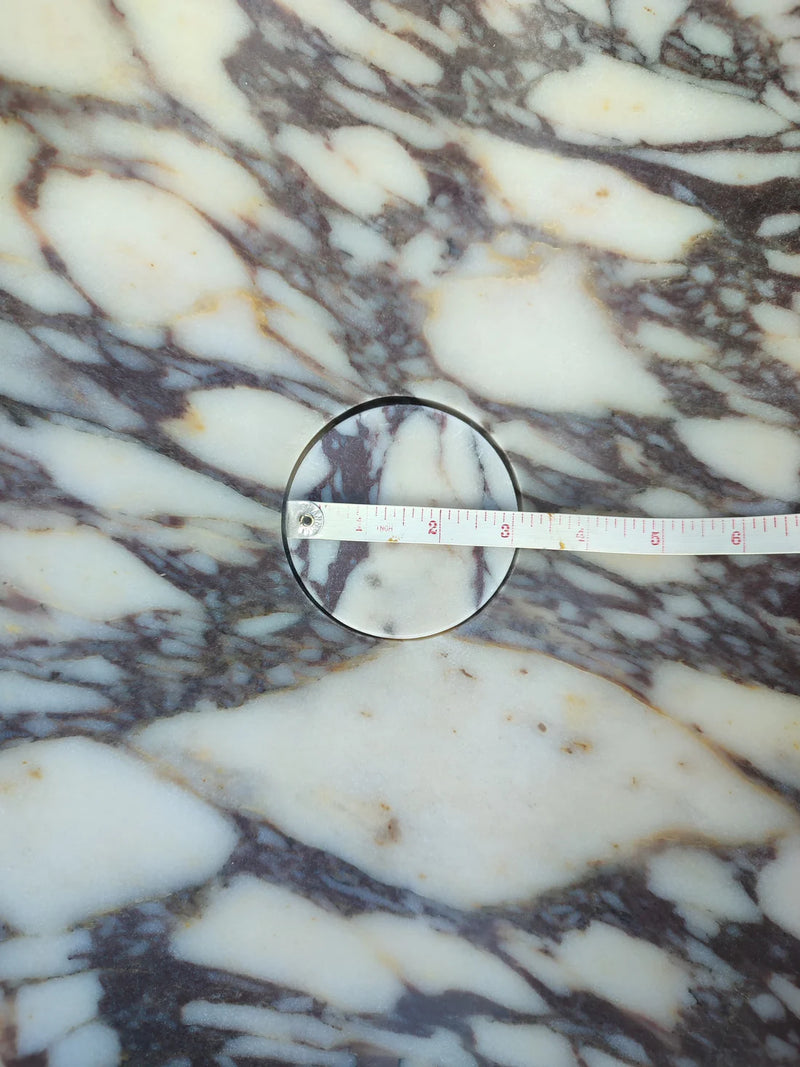 Calacatta Viola Marble Oval Shape Above Vanity Bathroom Sink (W)18" (L)14" (H)5" drain hole cp measure