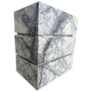 Calacatta Viola Marble Stand-Alone Drawer Sink (W)20" (L)30" (H)34" profile view