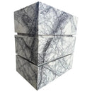 Calacatta Viola Marble Pedestal Sink - Handcrafted Stand Alone 20x30x34