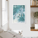 California Surfers Wall Art Print. Aerial Blue Ocean Waves