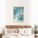 California Surfers Wall Art Print. Aerial Blue Ocean Waves