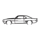 1969 Camaro Detailed Metal Car Wall Art - NC0116