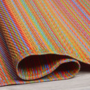 Cancun - Multicolor Striped Outdoor Rug for Patio