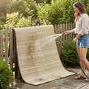 Cancun Shadow - Sand & Black Outdoor Rug for Patio