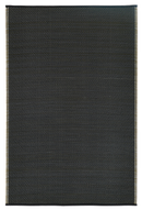 Cancun Shadow - Sand & Black Outdoor Rug for Patio