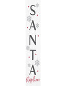 Candy Cane Christmas Porch Sign