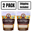 Organic Cane Sugar | 5 lb | Pack of 2 | Non-GMO | Shipping Included | Grain Place Foods