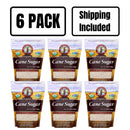 Organic Cane Sugar | 5 lb | Pack of 6 | Shipping Included | Grain Place Foods