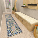 Premium Hand-Tufted Rug Made of 100% Wool  - Cankiri Garden - 2x6 Feet