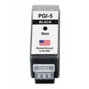 U.S. Remanufactured for Canon PGI-5BK Black Remanufactured in USA Ink Cartridge