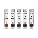 U.S. Remanufactured for Canon 1 PGI-225 Black / CLI-226 1 Black and 3 Colors Ink Cartridges 5-Pack