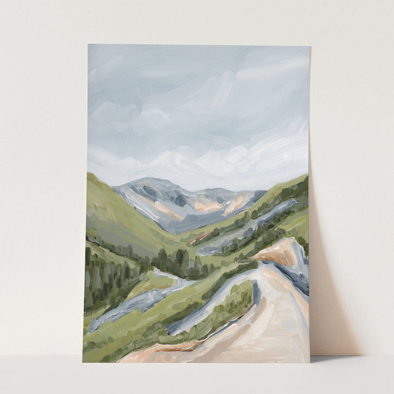 "Canyon Ridge Trail" Art Print