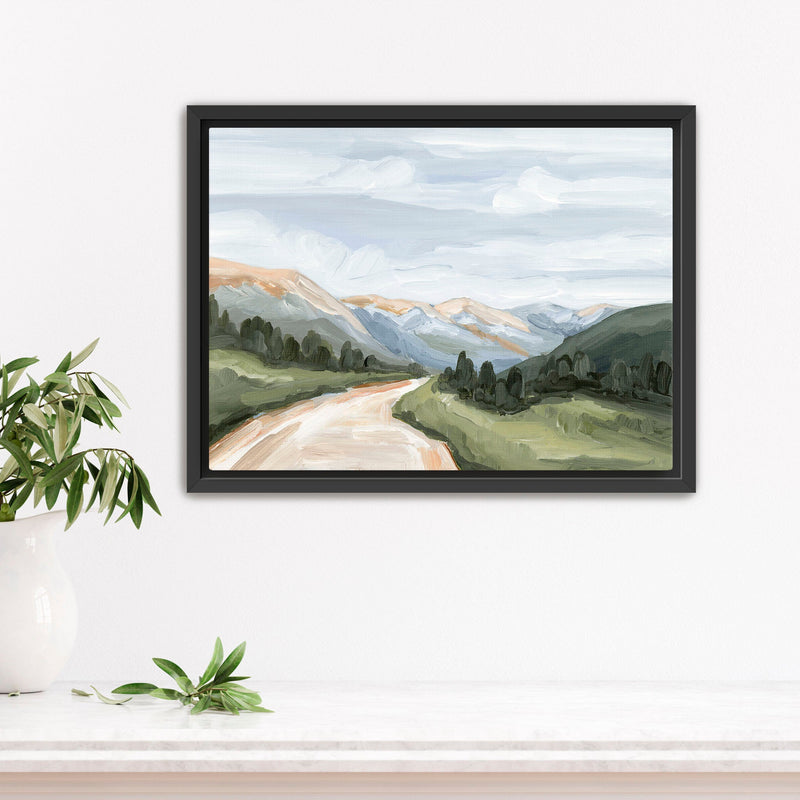 "Canyon Ridge Road I" Art Print