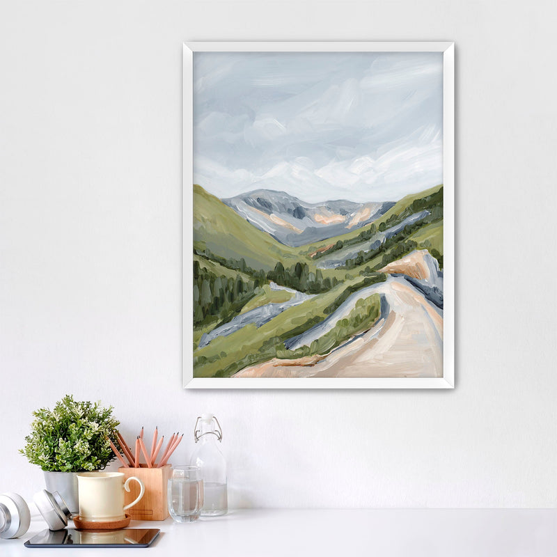 "Canyon Ridge Trail" Art Print