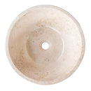 Cappuccino Beige Marble V-Shape Vessel Sink Polished Finish 16x6