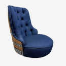 Luxury Oak Barrel Bar Stool - Adjustable Hydraulic Base - Handcrafted Reclaimed Oak Barrel Chair - Pub & Whiskey Barrel Seating - Rustic Home Decor