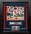 Carl Yastrzemski at the Plate Boston Red Sox 8" x 10" Framed Baseball Photo with Engraved Autograph