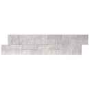 Carrara White Ledger 3D Panel 6"x24" Natural Marble Wall Tile - Full Truckload one panel top view