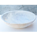 Carrara White Marble Natural Stone Oval Vessel Sink - 16x21x6