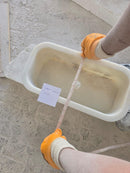 Carrara White Marble Natural Stone Rectangular Polished Sink (W)9" (L)18" (H)8"