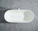 Cascade 69 ” Freestanding Solid Surface Bathtub