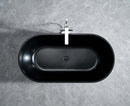 Cascade 59” Freestanding Solid Surface Bathtub