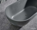Cascade 59” Freestanding Solid Surface Bathtub