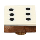 Mascot Hardware Casino 1-3/7 in. Numero 1, 2, 3, 4, 5, 6 Drawer Cabinet Knob