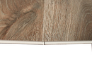 SPC Vinyl Rigid Core 7" Width 60" RL, 6mm Thick, 1.5mm IXPE Caspian Ash, Peninsula - Mazzia Collection plank view edge