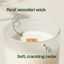 Cassis & Cedar Naturally Scented Candle