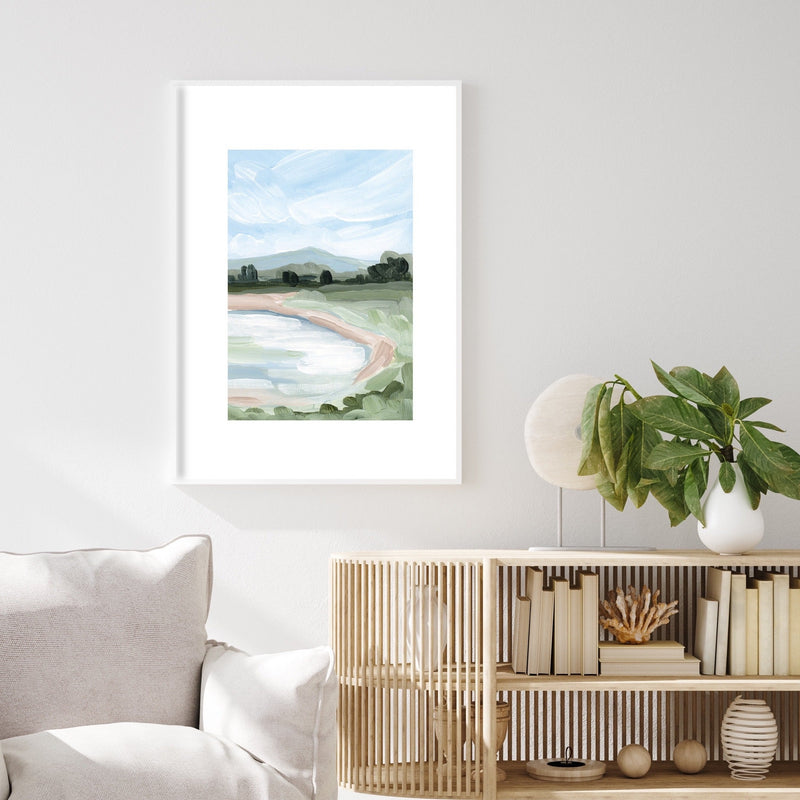 "Catamount Reservoir I" Art Print