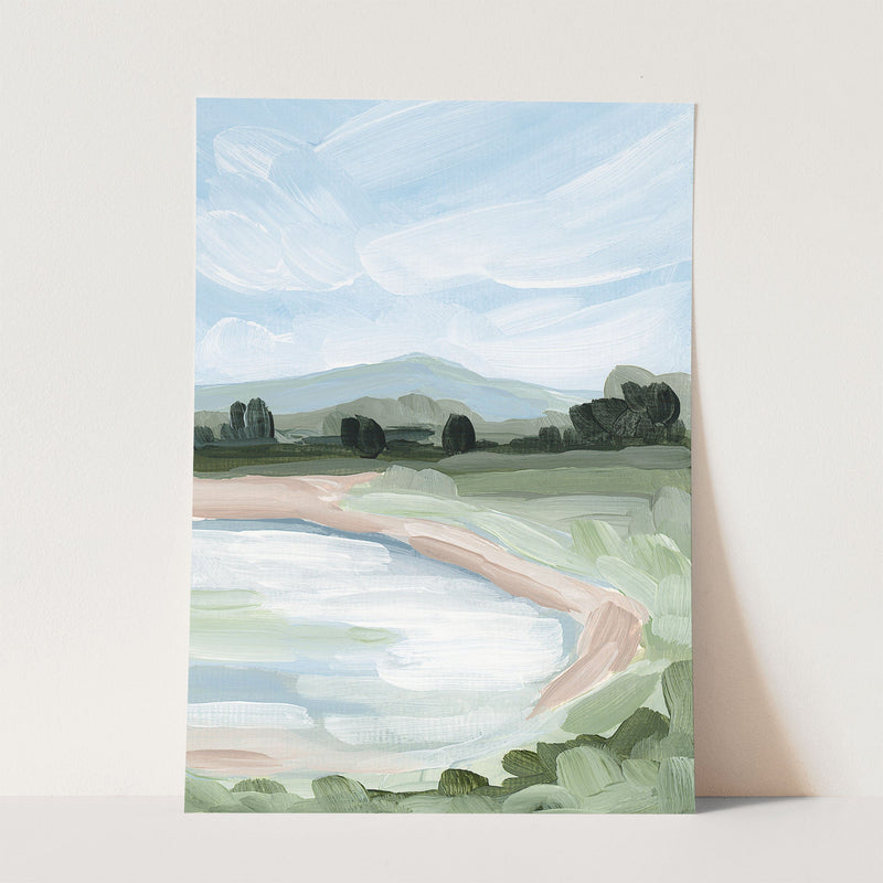 "Catamount Reservoir I" Art Print