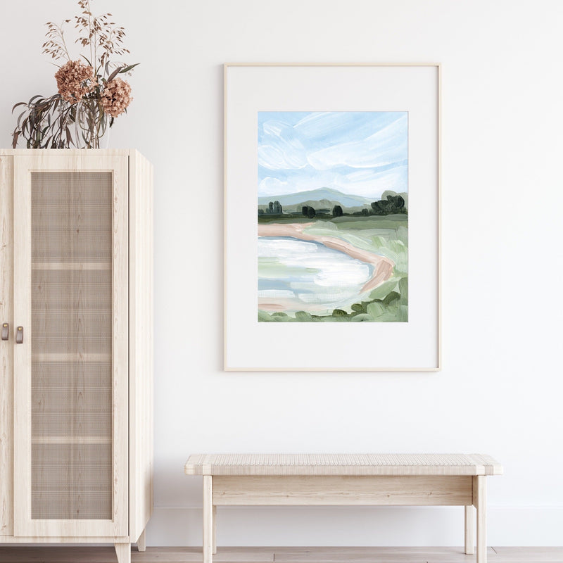 "Catamount Reservoir I" Art Print