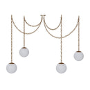 Catenelle Alabaster Swag Pendant Light