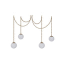 Catenelle Alabaster Swag Pendant Light