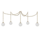 Catenelle Alabaster Swag Pendant Light