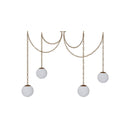 Catenelle Alabaster Swag Pendant Light