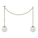 Catenelle Alabaster Swag Pendant Light