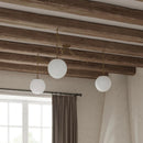 Catenelle Alabaster Swag Pendant Light