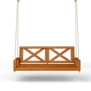 Amish Casual Malvern Porch Swing Bed, 6 Ft Cedar with Clearcoat