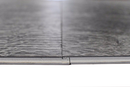 WPC Vinyl Rigid Core 9" Width 60" RL 8.5mm Thick, 1.5mm IXPE, Celestial Shadow, Romulus Floors - Mazzia Collection plank view edge