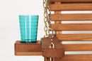 Amish Casual 3 Foot Roll Back Porch Swing in Cedar Stain