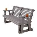 Amish Casual Heavy Duty Roll Back 5 Foot Treated Porch Glider