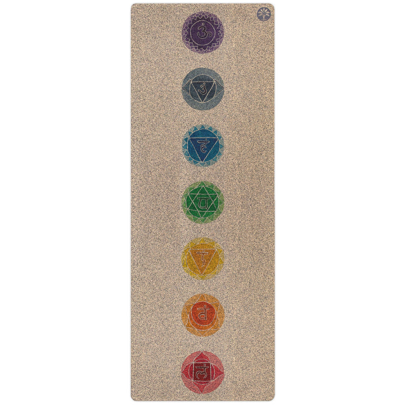 Chakras Unity Cork Yoga Mat