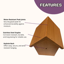 Chalet Bee House & Complete Kit including Bee Certificate