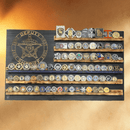 Challenge coin display wood sign