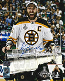 Zdeno Chara 2011 Stanley Cup Boston Bruins Autographed 8" x 10" Hockey Photo