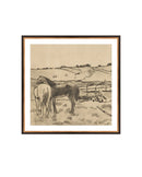 Charcoal Horses